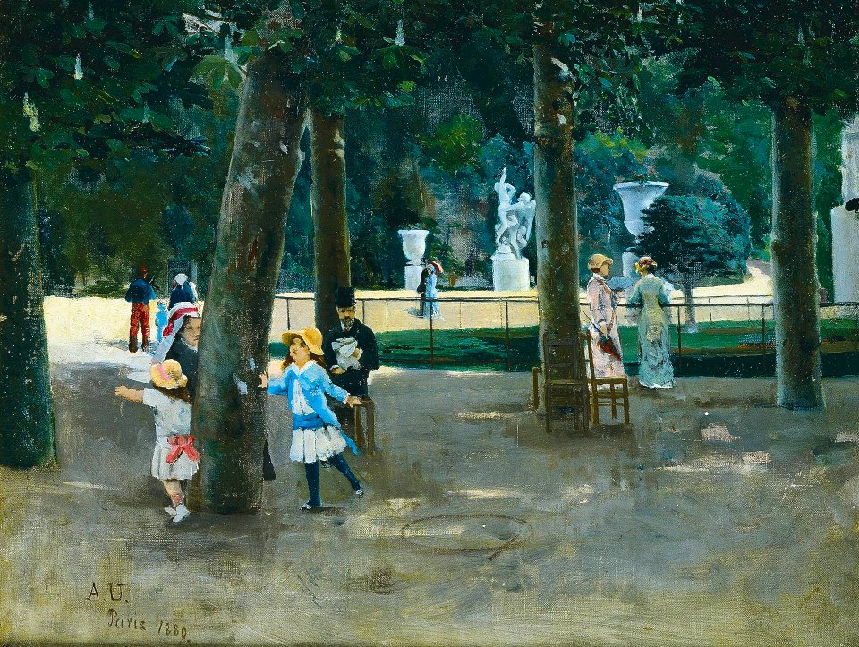 Aukusti Uotila - Spring in the Tuileries Garden