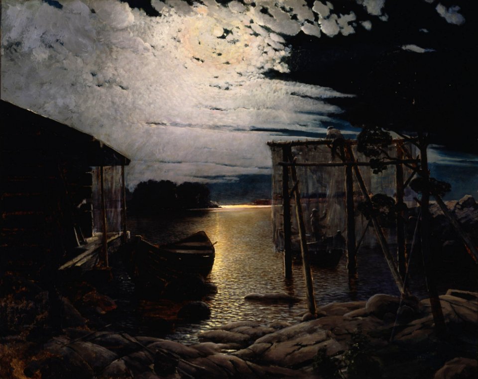Aukusti Uotila - Fishing Hut - A I 656 - Finnish National Gallery