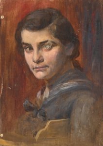 Aurel Ballo - Štúdia hlavy mladej ženy - O 414 - Slovak National Gallery