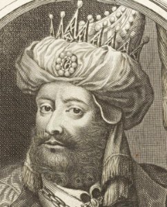 Aurangzeb face detail, from- Estampes par Nicolas de Larmessin.f153.Aurangzeb, grand moghol (cropped) (cropped)