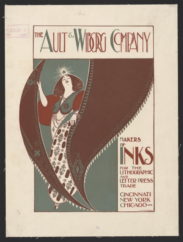 Ault & Wiborg Company, makers of inks for the lithographic and letter press trade. LCCN2014646898