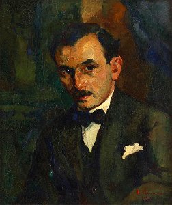 Aurel Baesu - Portretul sculptorului Mihail Onofrei