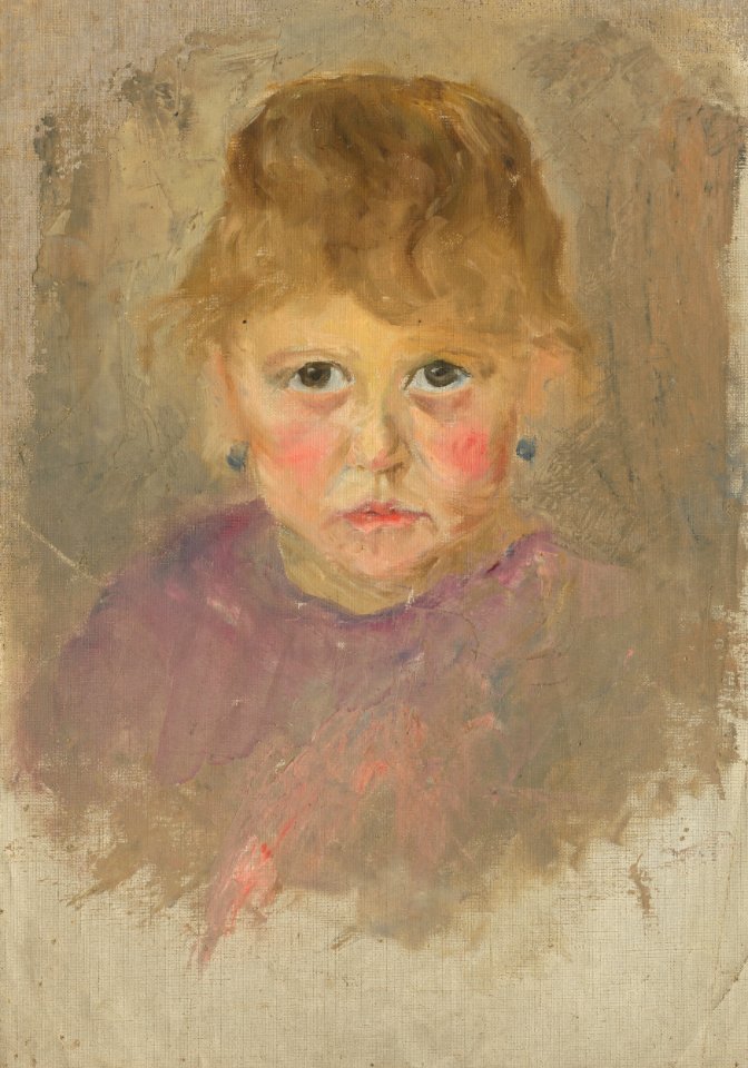 Aurel Ballo - Štúdia ženskej hlavy - O 423 - Slovak National Gallery