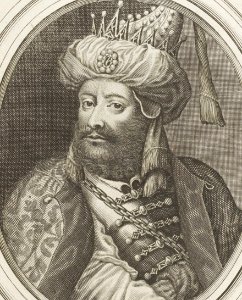 Aurangzeb detail from- Estampes par Nicolas de Larmessin.f153.Aurangzeb, grand moghol (cropped)