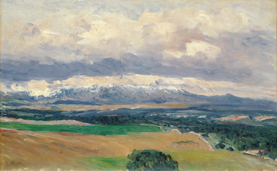 Aureliano Beruete y Moret View of the Sierra de Guadarrama from El Plantío 1901
