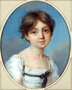 Aurore Dupin enfant (1810). Free illustration for personal and commercial use.