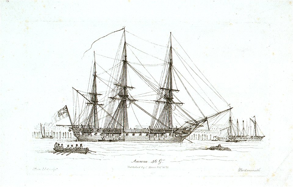 Aurora 46 Guns Portsmouth RMG PU6092