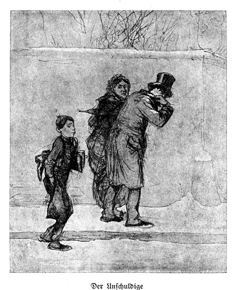 Aus Hendschel’s Skizzenbuch Der Unschuldige dgE