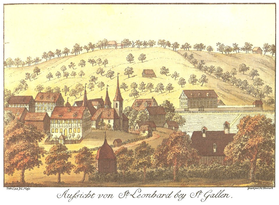 Aussicht von St. Leonhard bey St. Gallen