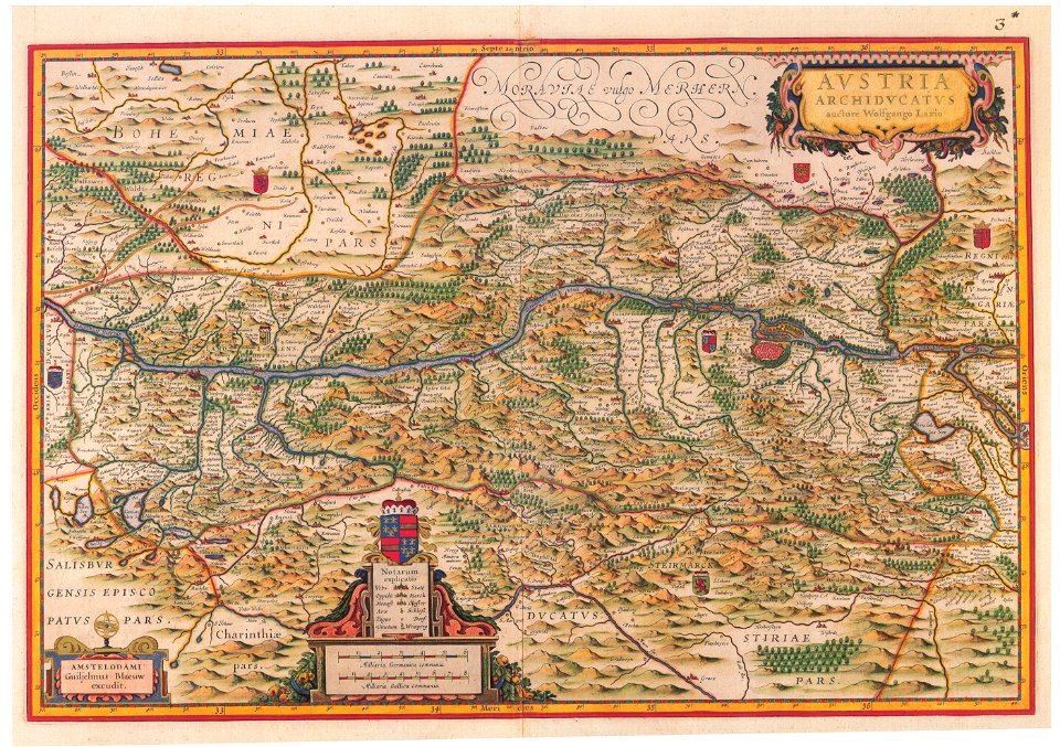 Austria Lazius 1662 Atlas Blaeuw