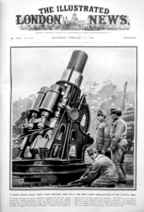 Austrian howitzer Illustrated London News