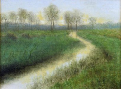 Ben Austrian - Landscape with Stream - 1974.18.1 - Reading Public Museum