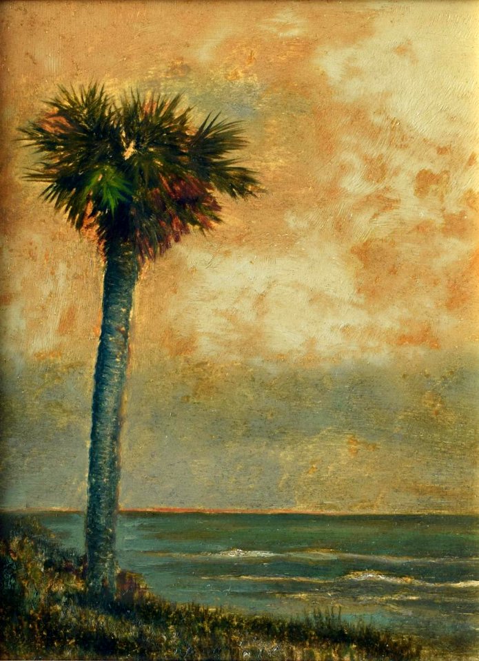 Ben Austrian - Palm by the Sea - 1974.19.1 - Reading Public Museum