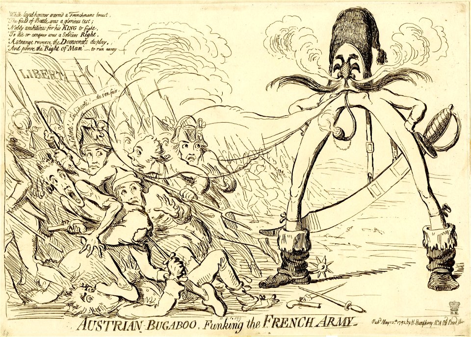 Austrian bugaboo, funking the French army (BM 1851,0901.599)