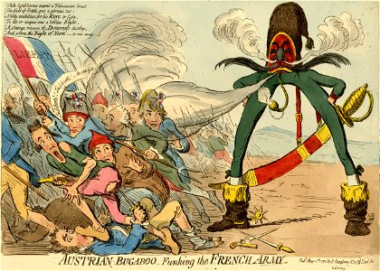 Austrian bugaboo, funking the French army (BM 1868,0808.6188)
