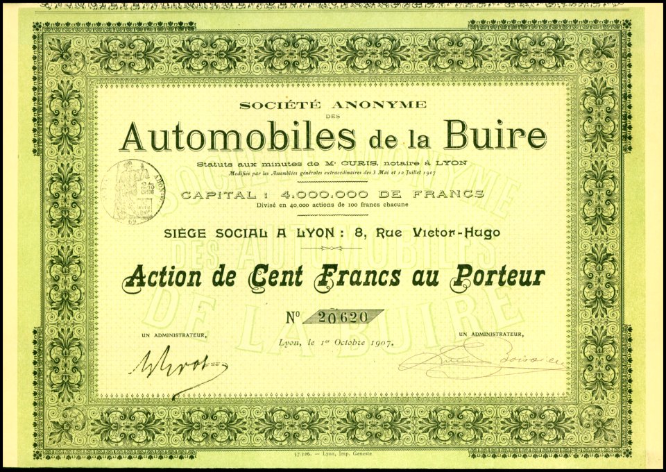 Automobiles de la Buire 1907