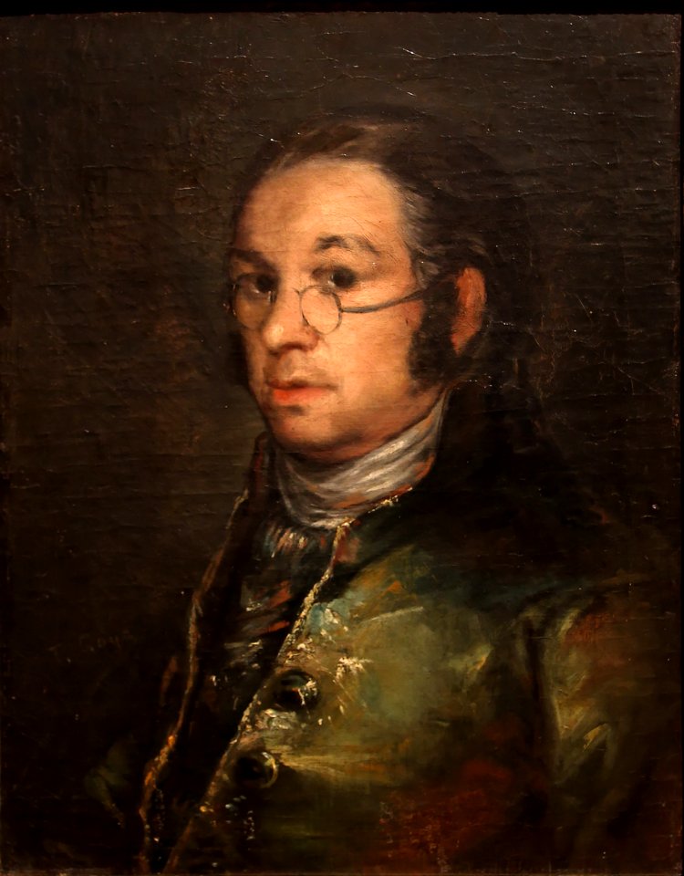 Autoportrait aux lunettes, Francisco de Goya y Lucientes, Musée Goya