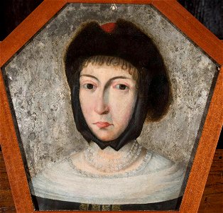 Autor nieznany (malarz polski), Portret trumienny Marianny z Działynia Działyńskich