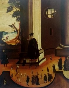 Autor desconhecido - Bandeira Processional (Pregação de Santo Inácio de Loyola)