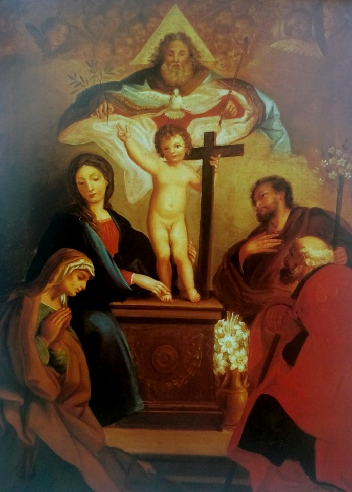 Autor desconhecido - Sagrada Família, séc. XVIII