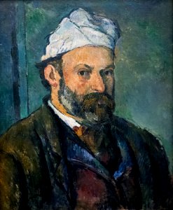 Autoportrait avec un turban blanc, par Paul Cézanne