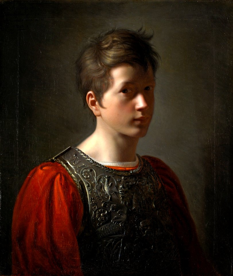 Autoportrait adolescent - BONNEFOND Claude