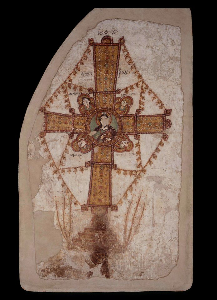 Autor nieznany, Maiestas Crucis. Malowidło ścienne 2