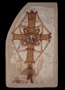 Autor nieznany, Maiestas Crucis. Malowidło ścienne 2