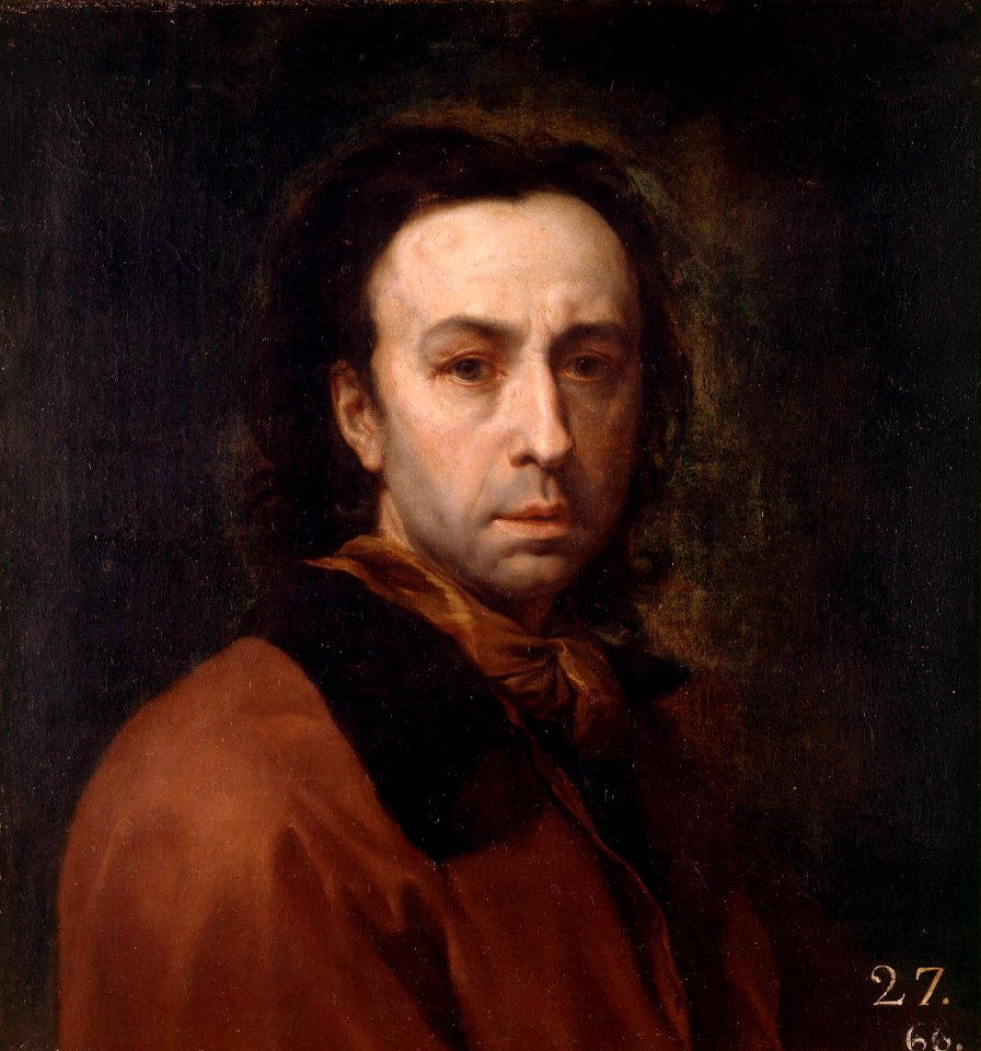 Autorretrato de Antonio Rafael Mengs, de Rafael Ximeno (Museo de Bellas Artes de Valencia)