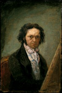 Autorretrato de Goya (1795). Free illustration for personal and commercial use.