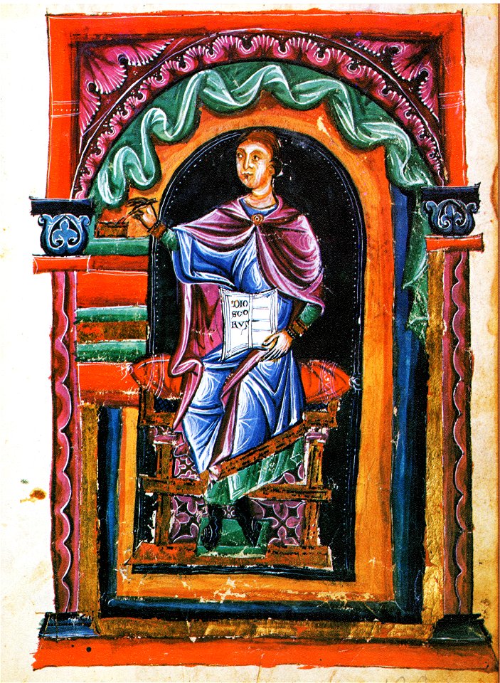 Autorenbild des Dioskurides (Medicina Antiqua)