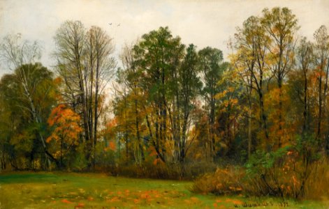 Autumn (Shishkin). Free illustration for personal and commercial use.
