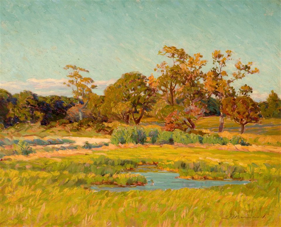 Autumn Landscape-Edward Herbert Barnard