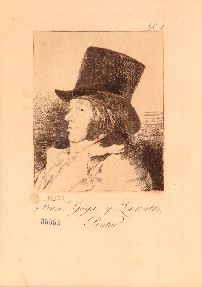 Autorretrato de Francisco José de Goya y Lucientes