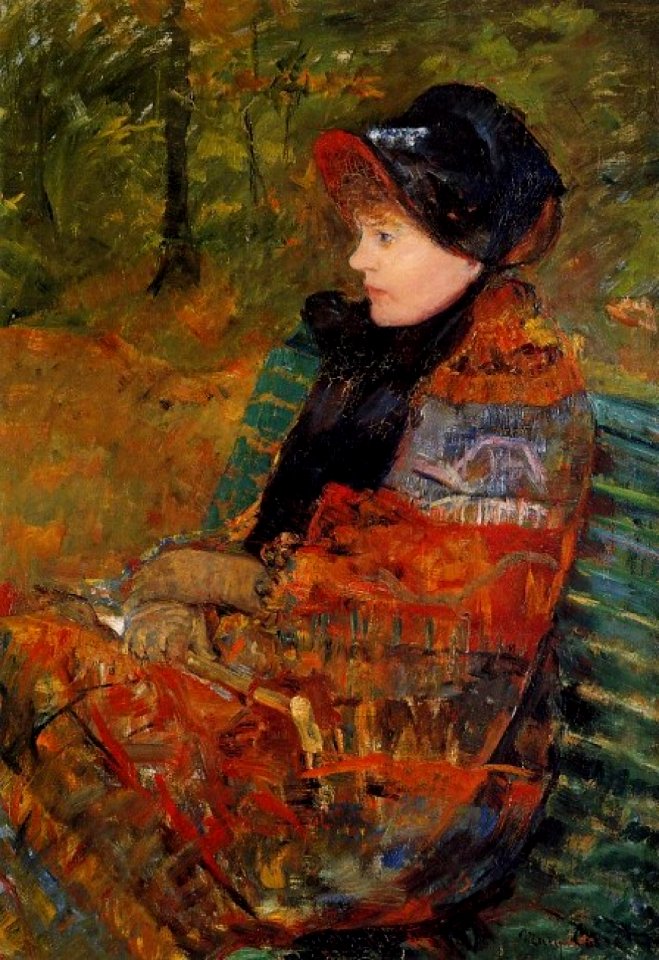 Autumn aka Profile of Lydia Cassatt 1880