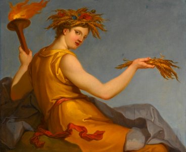 Autumn from Allegories of the Four Seasons by Hyacinthe Collin de Vermont