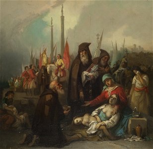 Auxilio a unos apestados - Federico Madrazo