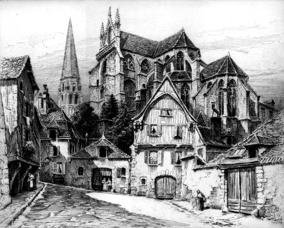 AUXERRE - Vieux Quartier Saint-Germain