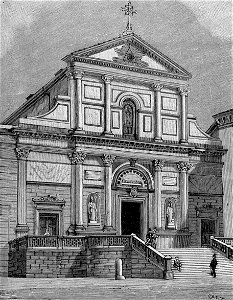 Avellino – Il Duomo (xilografia)