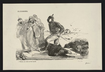 Aux correspondants. Messieurs, nous voulons une Paix honorable LCCN2015647943