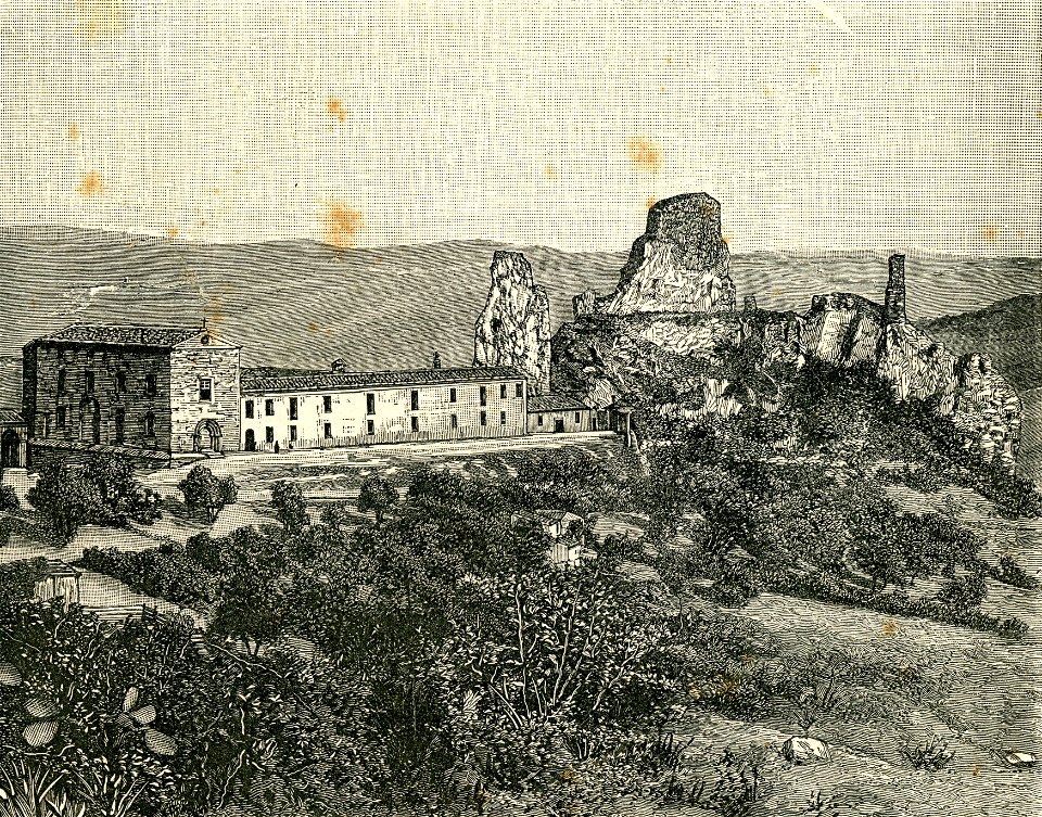 Avanzi dell’antico castello di Pietrarossa