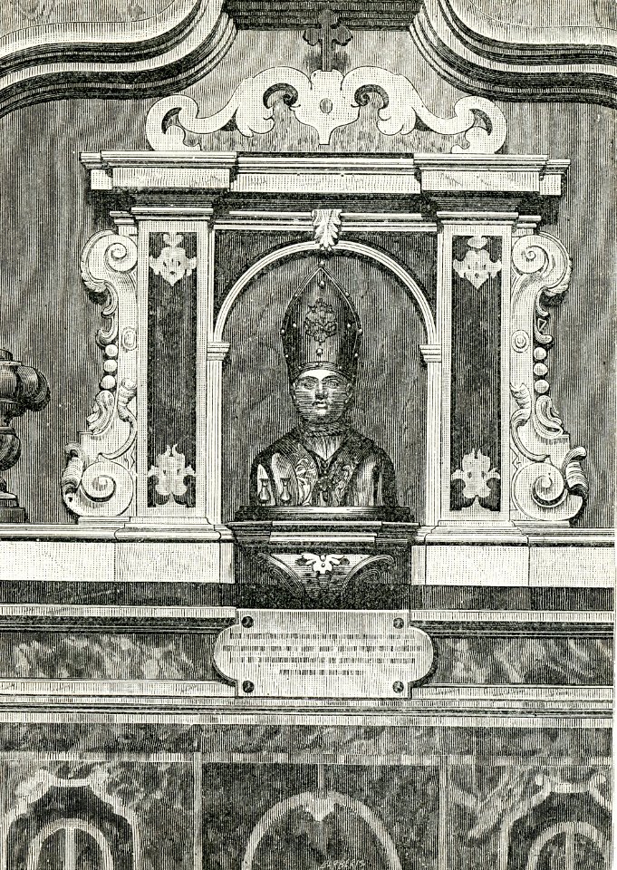 Avellino (dintorni) monumento a San Gennaro nella chiesa di Montevergine