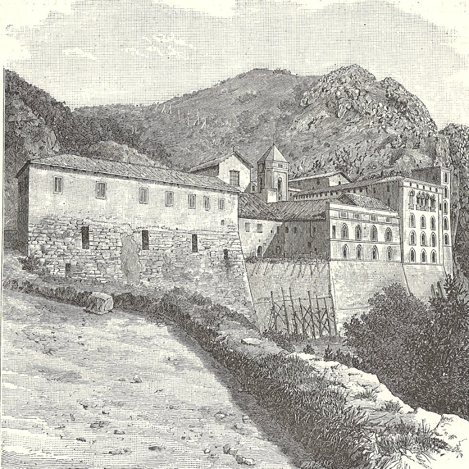 Avellino (dintorni) prospetto del Santuario di Montevergine