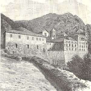Avellino (dintorni) prospetto del Santuario di Montevergine