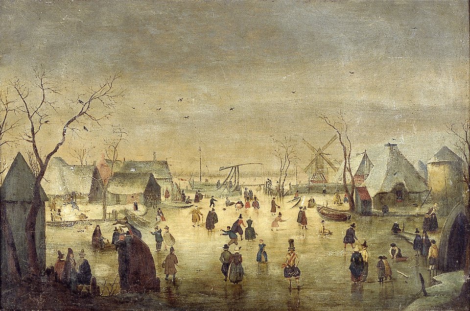 Avercamp - Winterlandschap met schaatsers - NK1806 - Cultural Heritage Agency of the Netherlands Art Collection