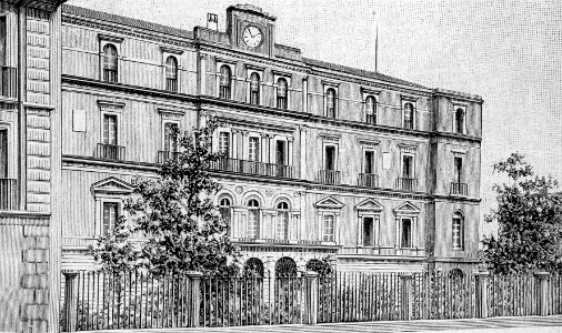 Avellino – Palazzo del Tribunale (xilografia) - Free Stock ...