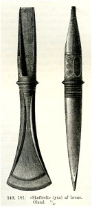 Avsatsyxa fr Öland (Montelius 1877 s110 fig140)