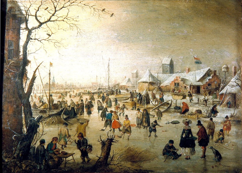 Avercamp - Winterlandschap met schaatsers - 2287 (OK) - Museum Boijmans Van Beuningen