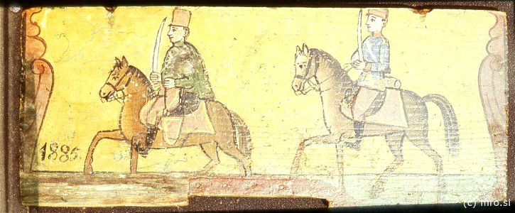 Avstrijske konjenika (panjska končnica, 1885)