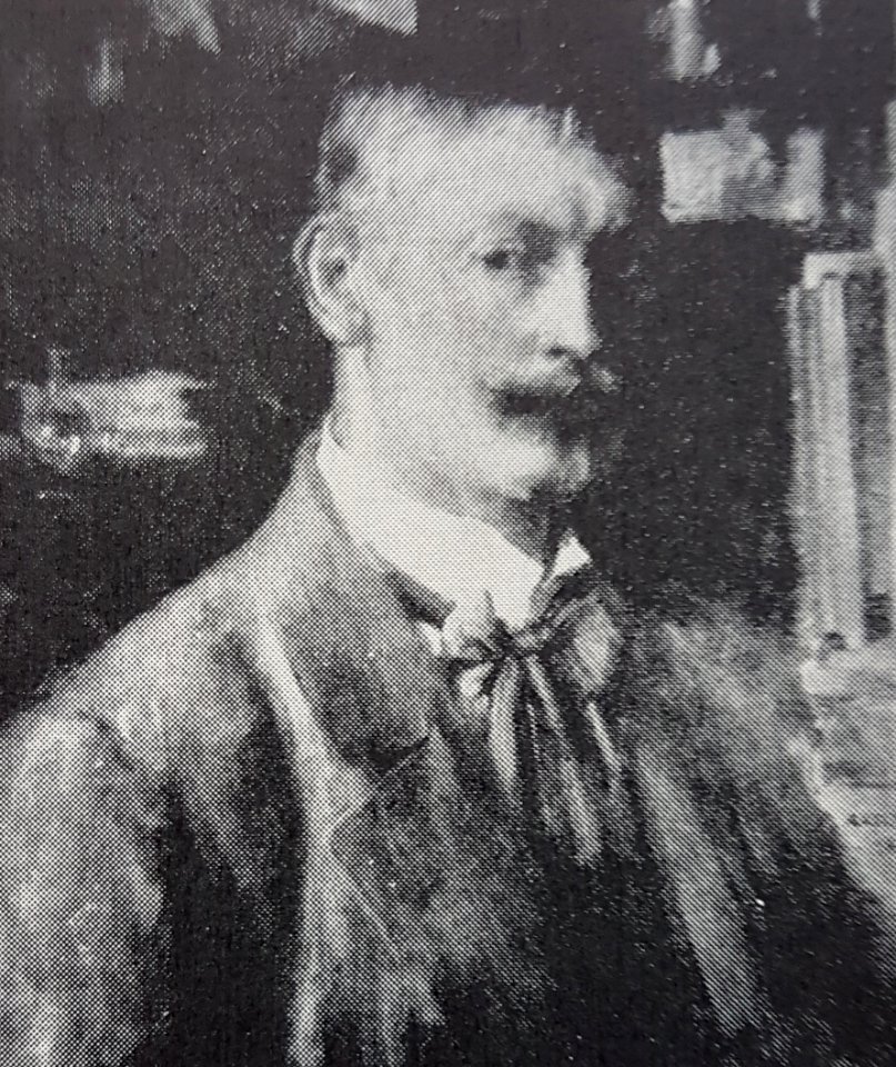 Axel Kulle 1846-1908 självporträtt